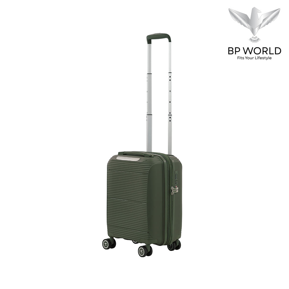 กระเป๋าเดินทาง 16 นิ้ว BP WORLD รุ่น GRACIOUS 8023 สีเขียวเข้ม